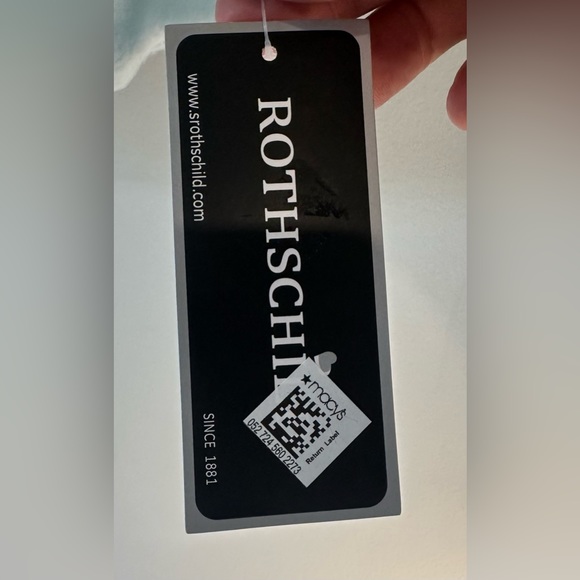 Rothschild Baby Girls Iridescent Aqua Winter Puffer Jacket NWT 3/6M - Picture 4 of 5